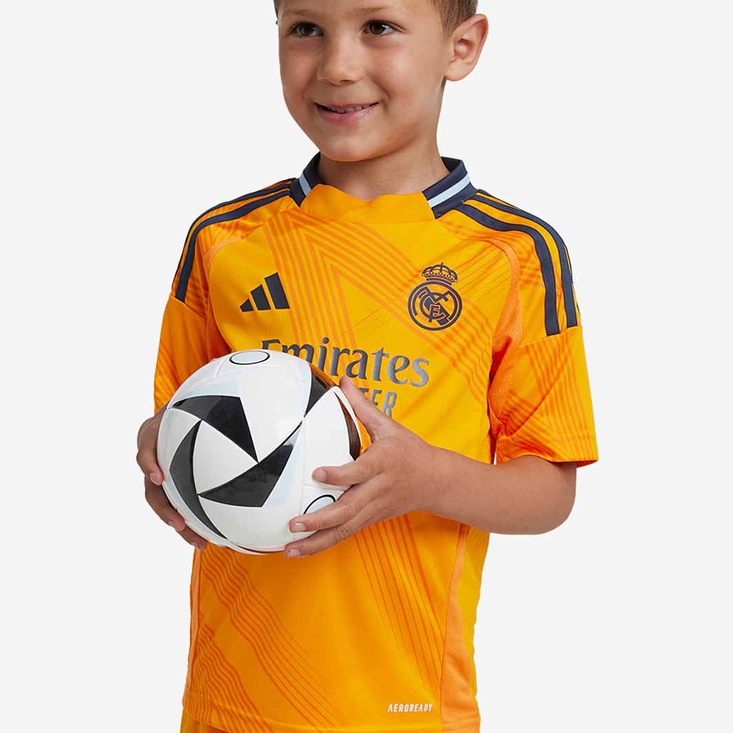 Kit Infantil Real Madrid II - 2024/25 Laranja