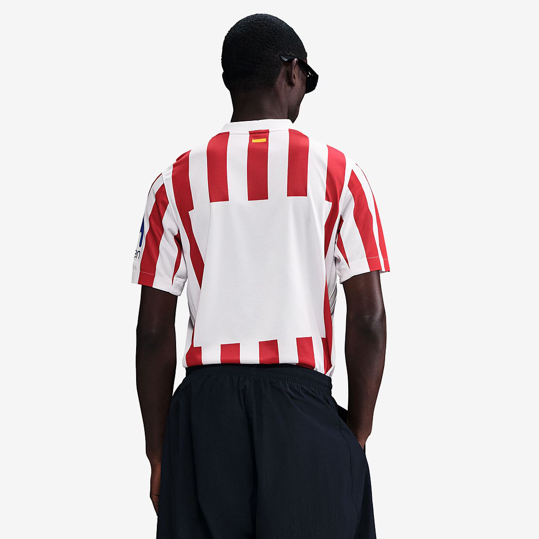 Camisa Atlético Madrid I - 2025/26 Branca e Vermelha
