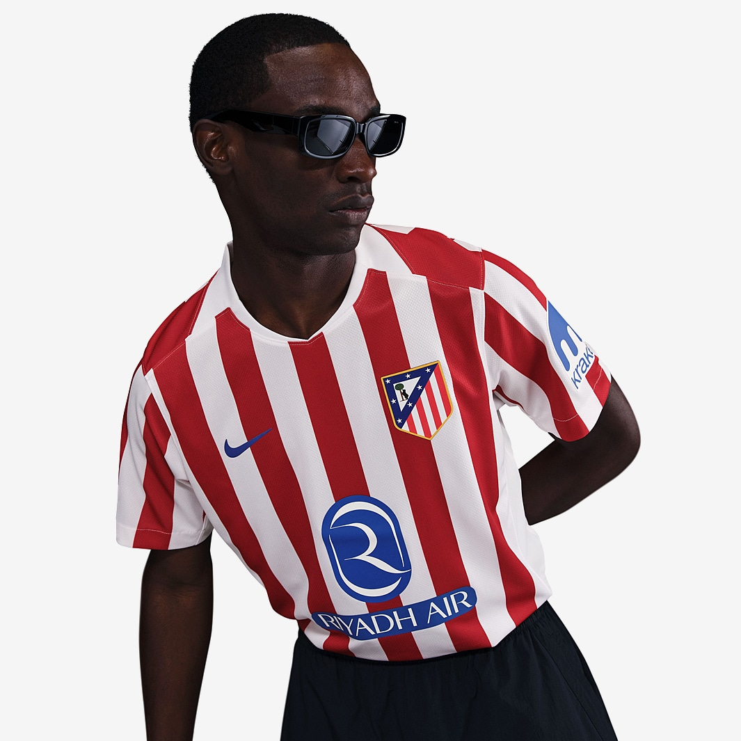 Camisa Atlético Madrid I - 2025/26 Branca e Vermelha
