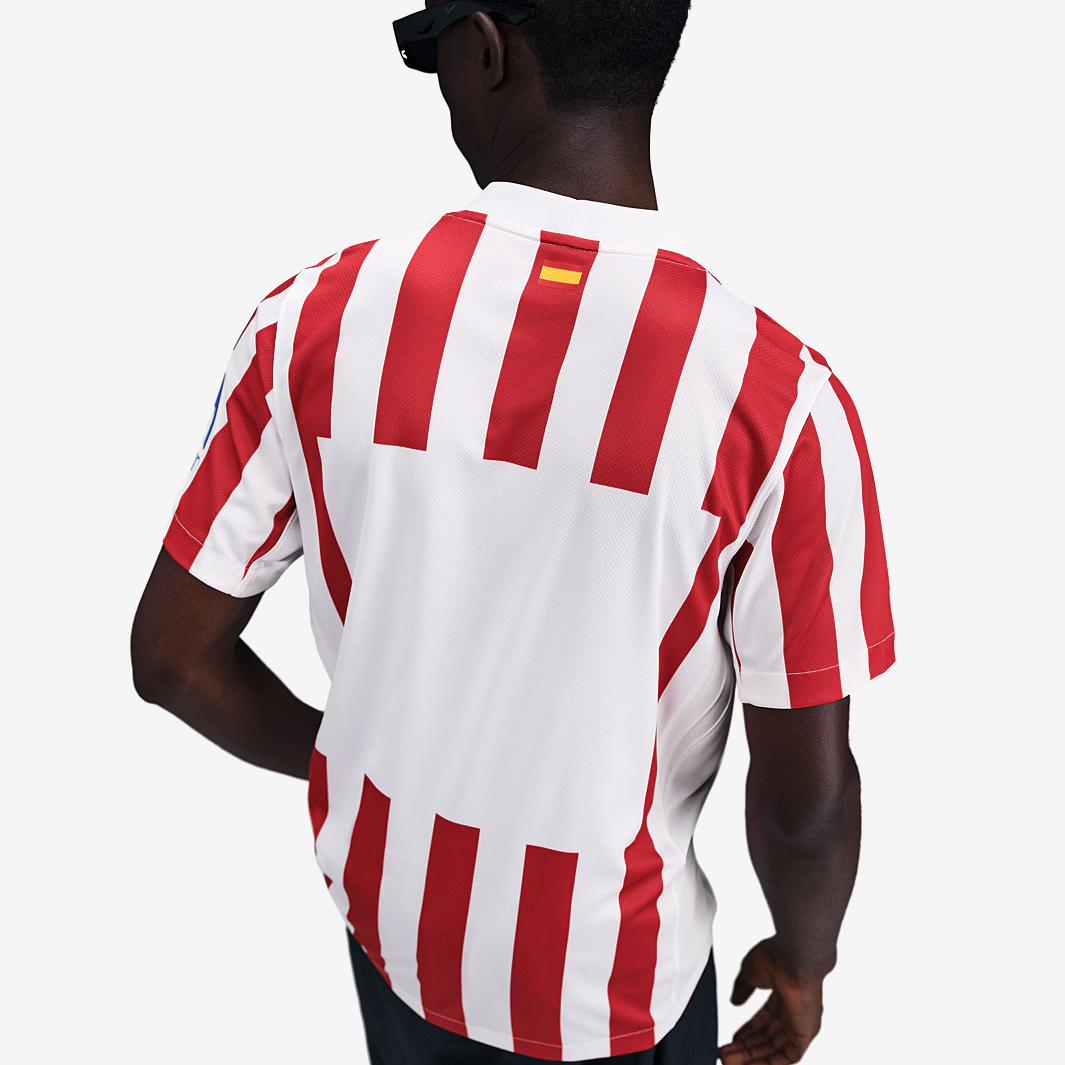 Camisa Atlético Madrid I - 2025/26 Branca e Vermelha