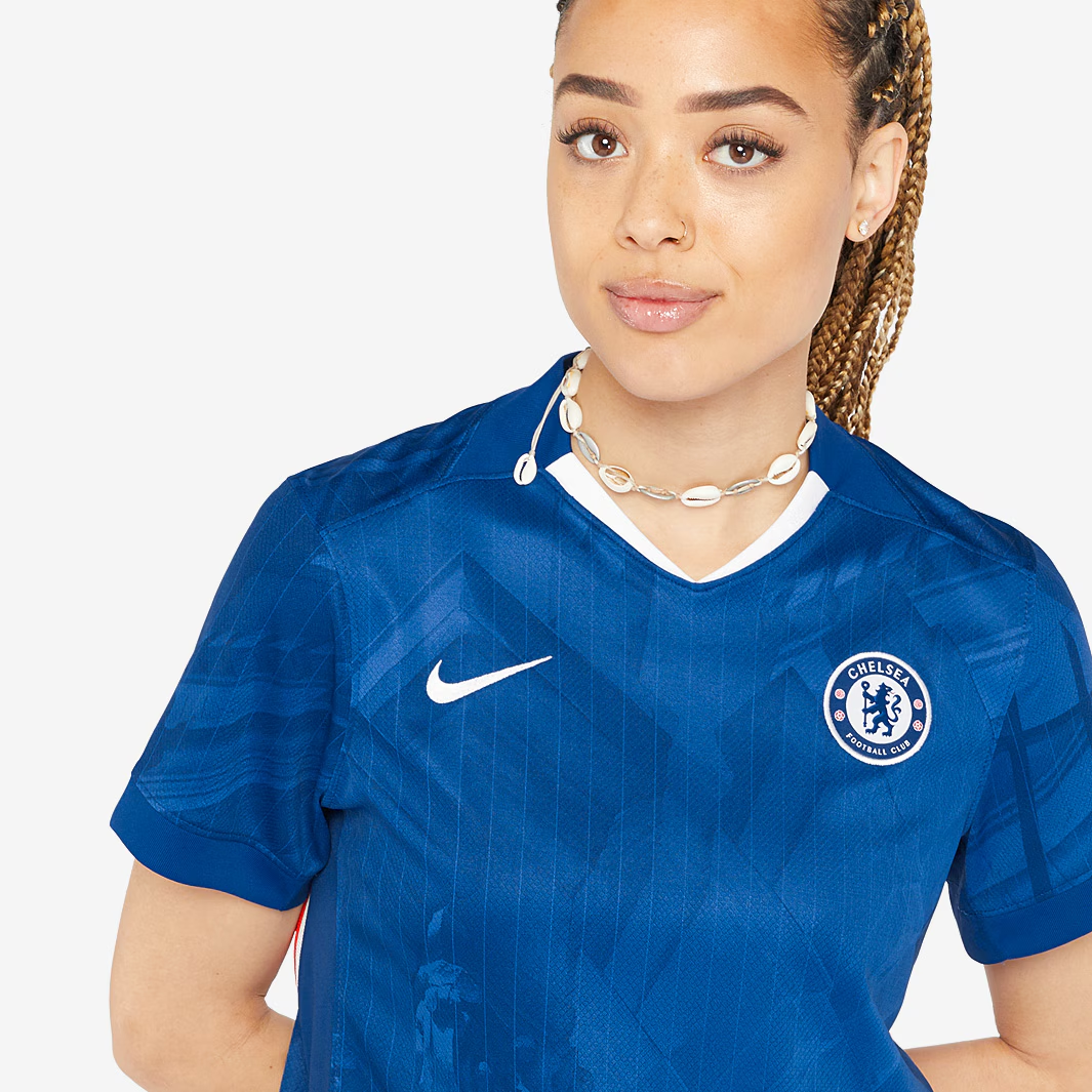 Camisa Feminina Chelsea I - 2025/26 Azul