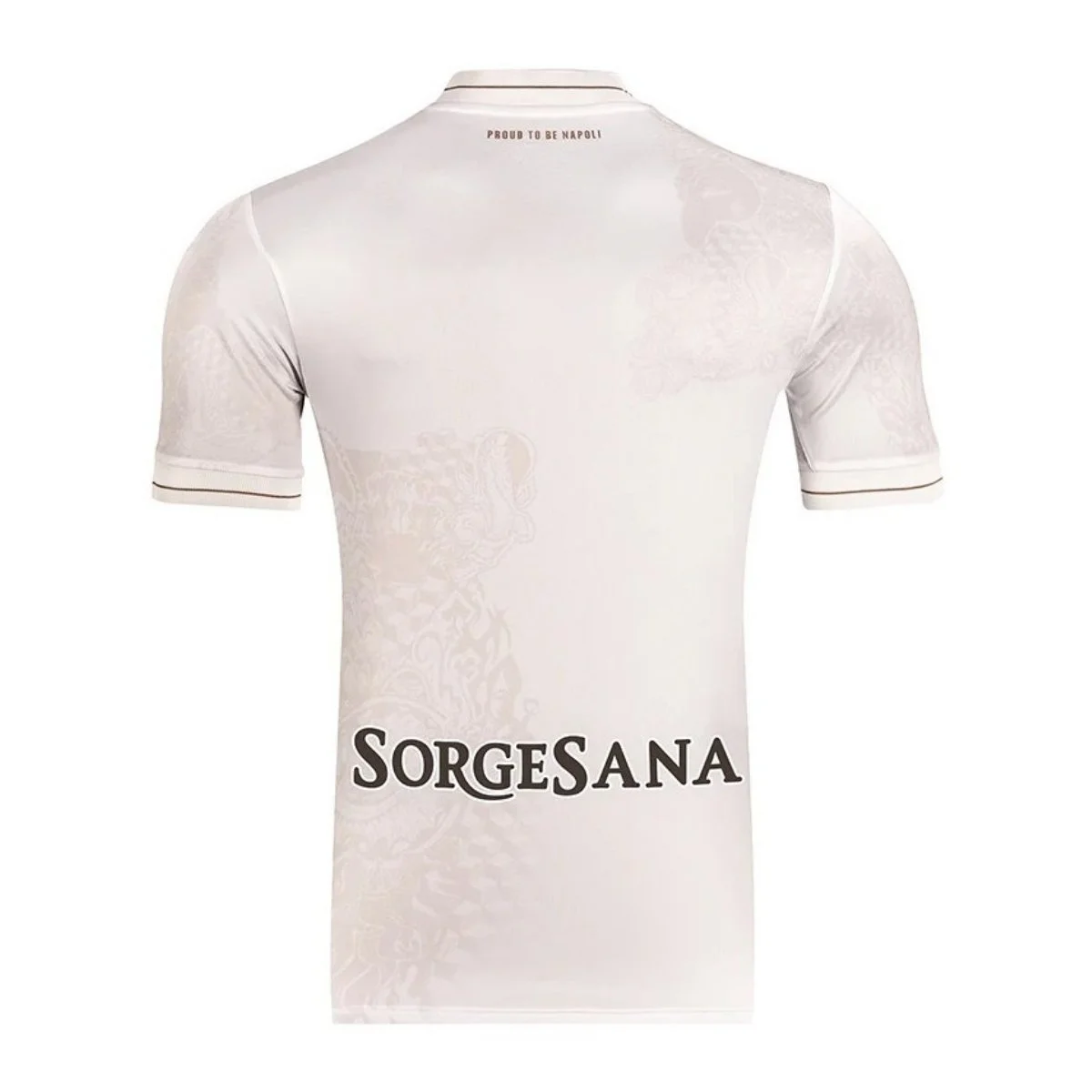 Camisa Napoli II - 2025/26 Creme e Dourada
