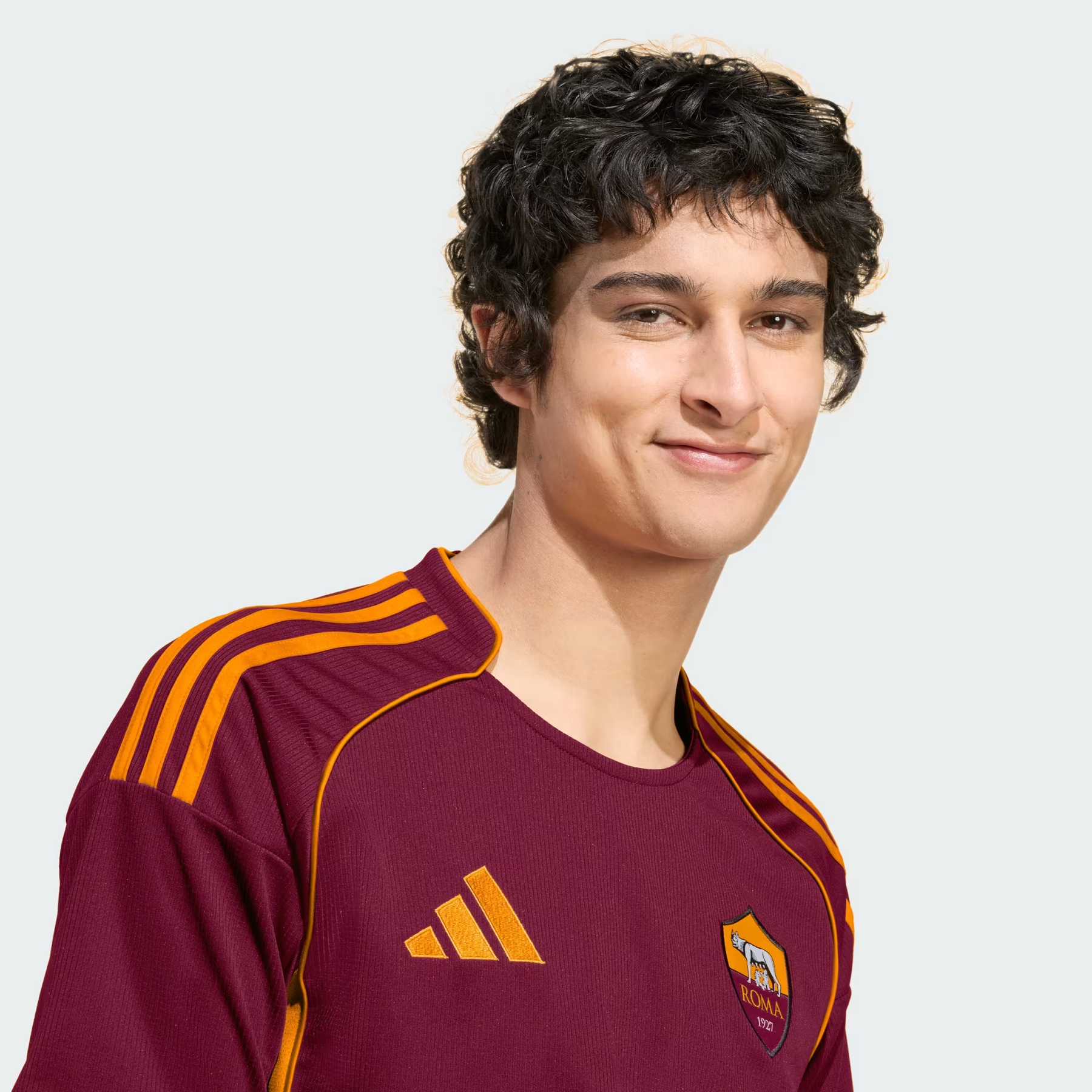 Camisa Roma I - 2025/26 Vermelha