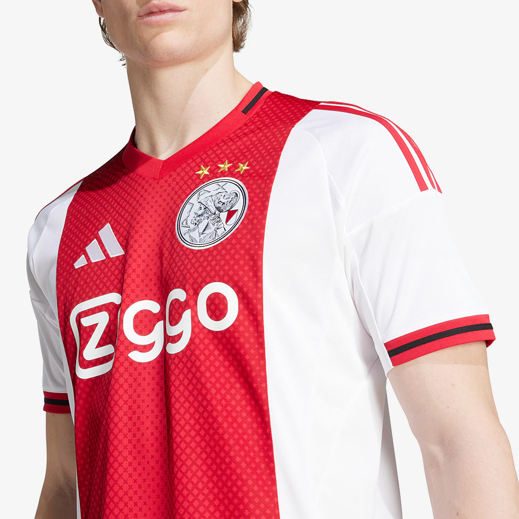 Camisa Ajax I - 2025/26 Vermelha e Branca