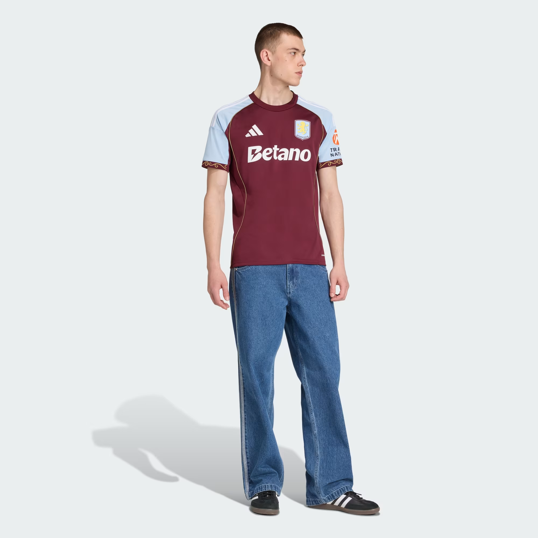 Camisa Aston Villa I - 2025/26 Vermelha