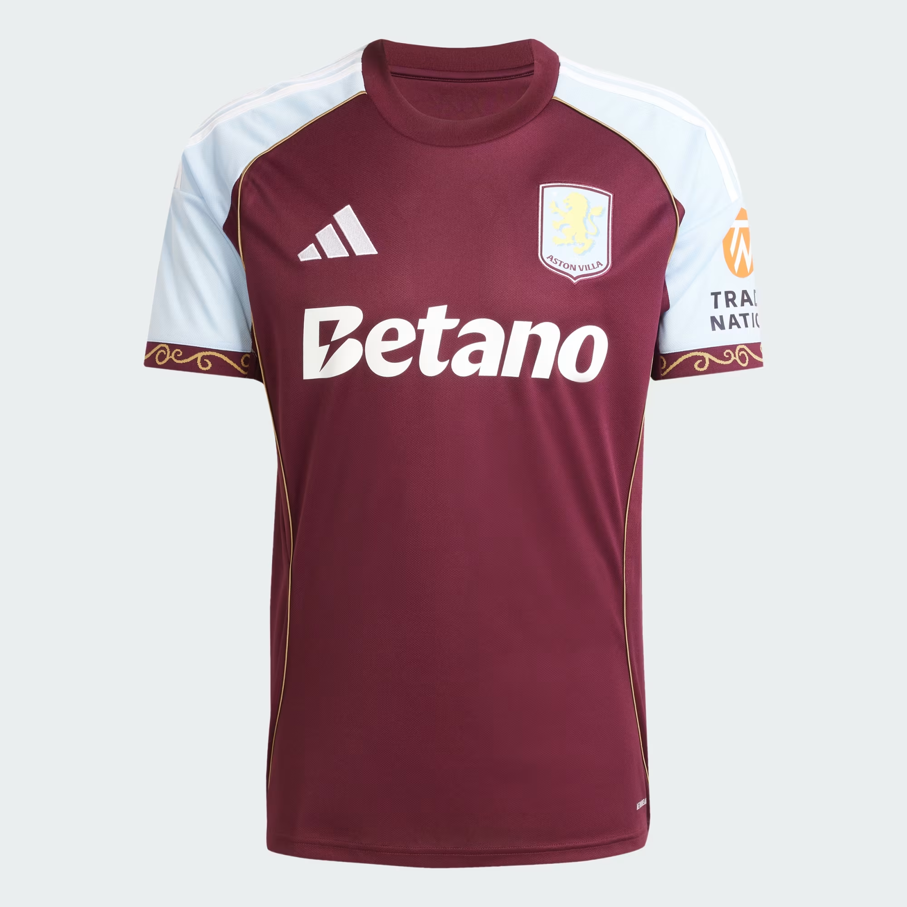 Camisa Aston Villa I - 2025/26 Vermelha
