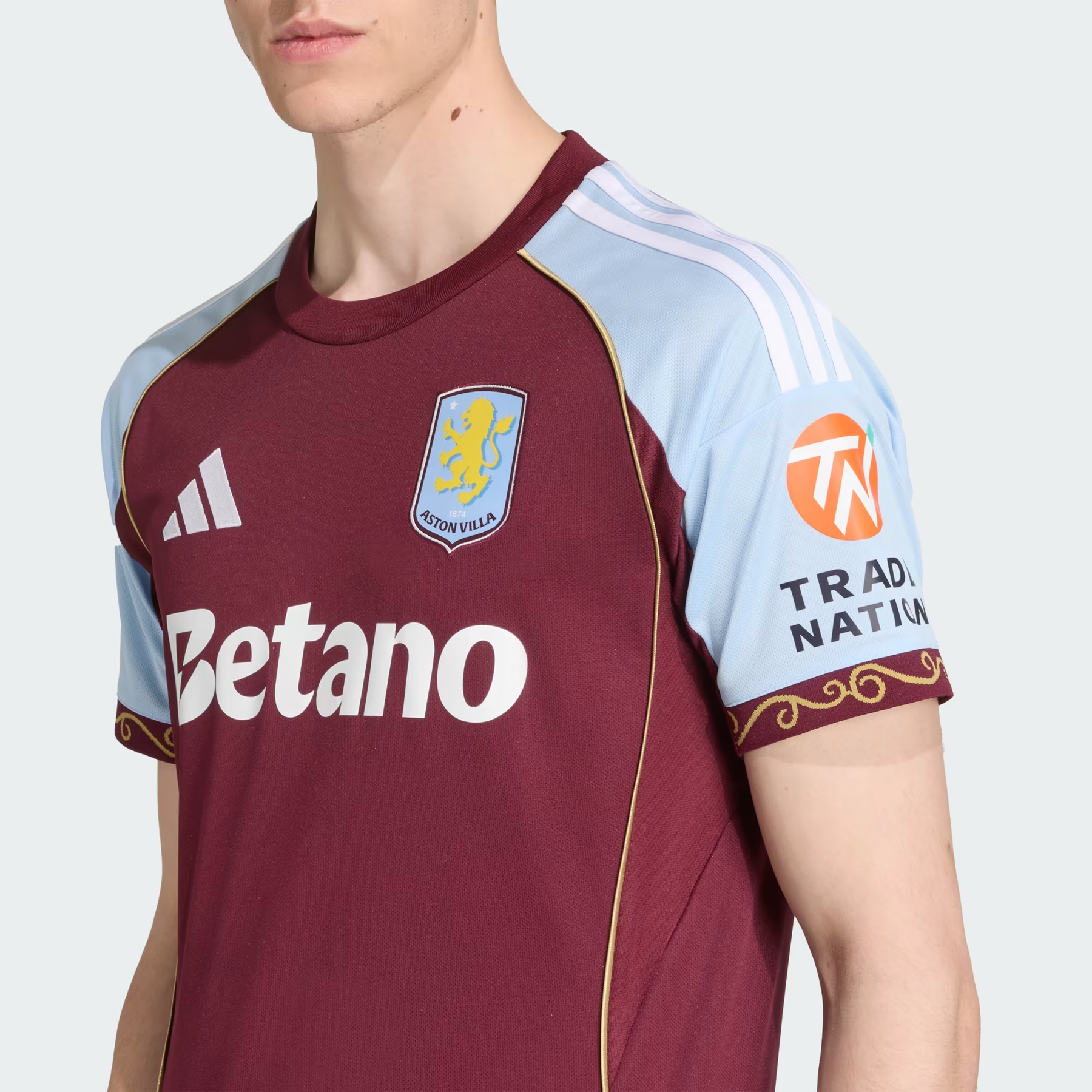 Camisa Aston Villa I - 2025/26 Vermelha