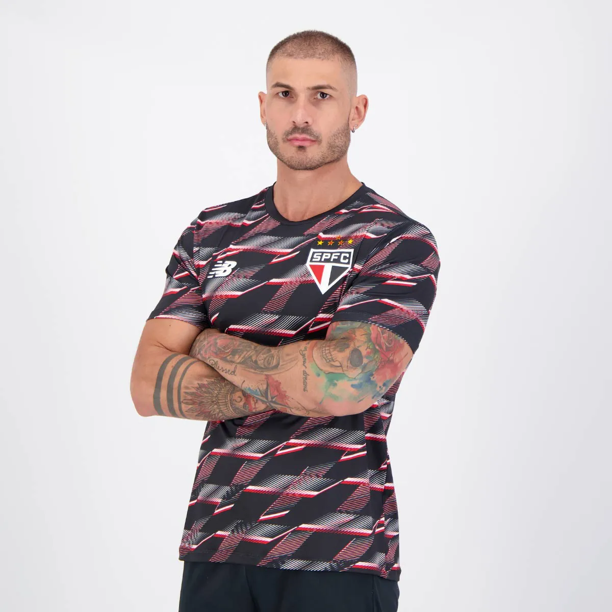 Camisa São Paulo Pré Jogo - 2024/25 Cinza
