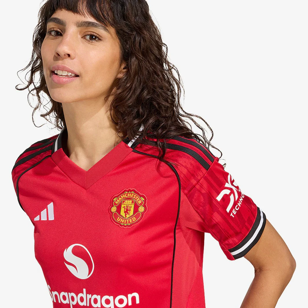Camisa Feminina Manchester United I - 2025/26 Vermelha