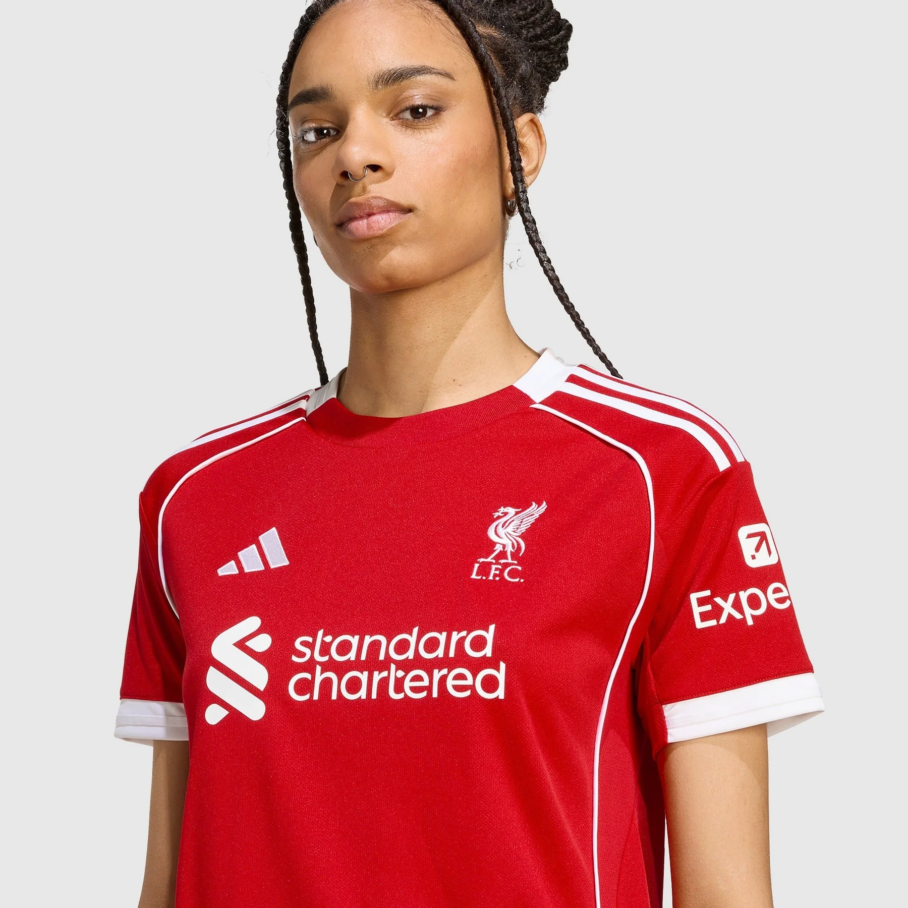 Camisa Feminina Liverpool I - 2025/26 Vermelha