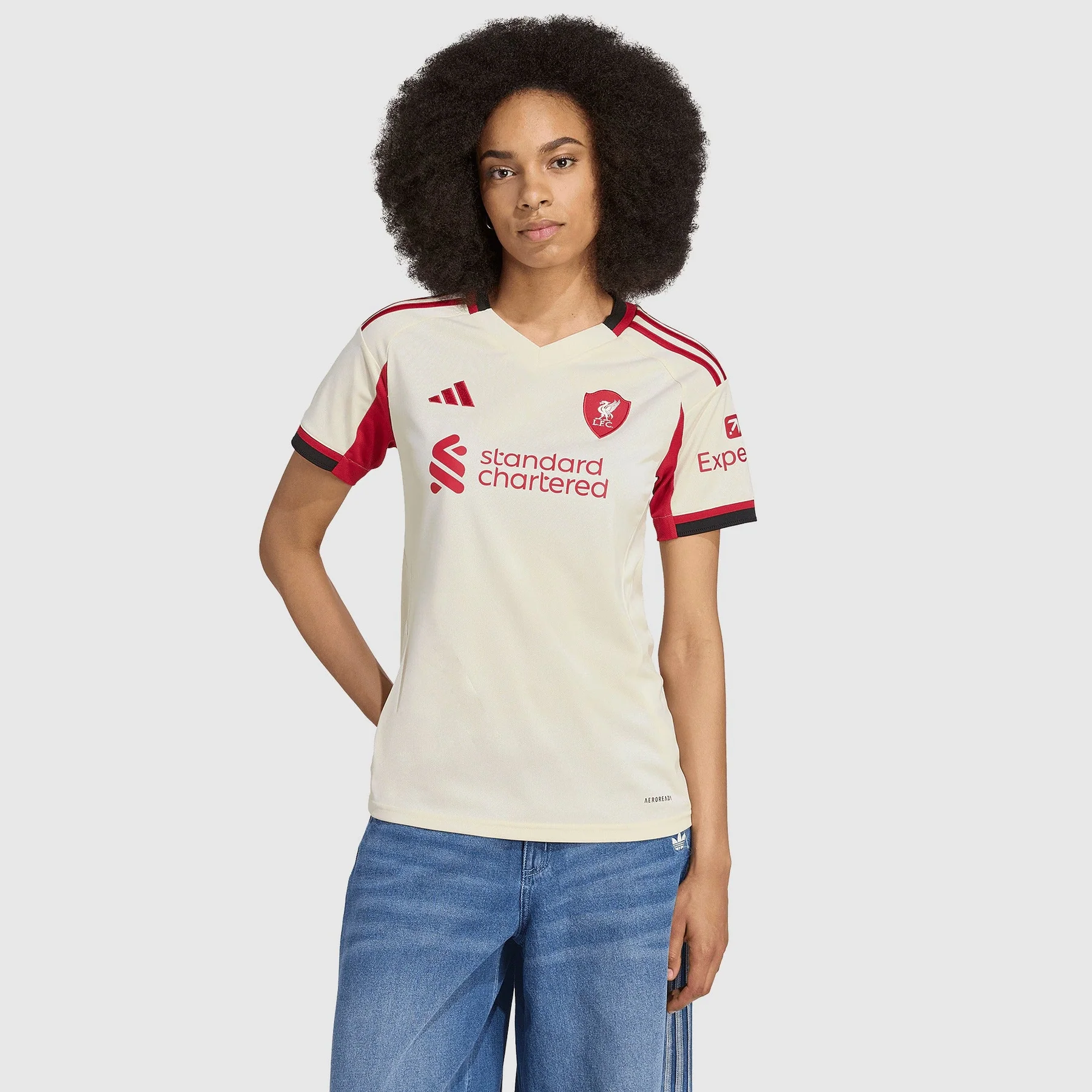 Camisa Feminina Liverpool II - 2025/26 Creme