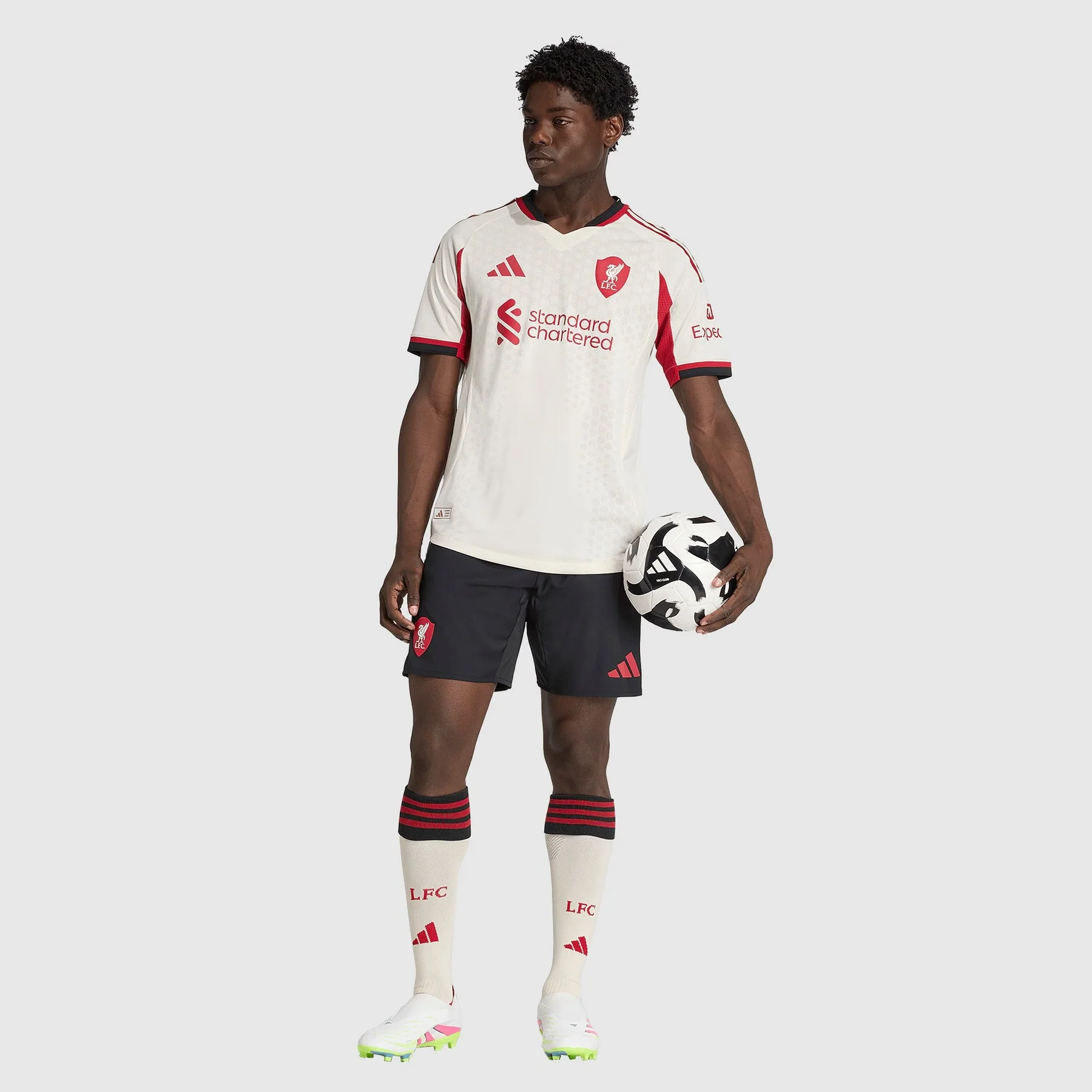 Camisa Versão Jogador Liverpool II - 2025/26 Creme