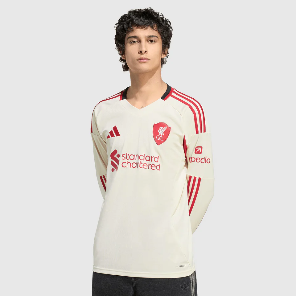 Camisa Manga Longa Liverpool II - 2025/26 Creme