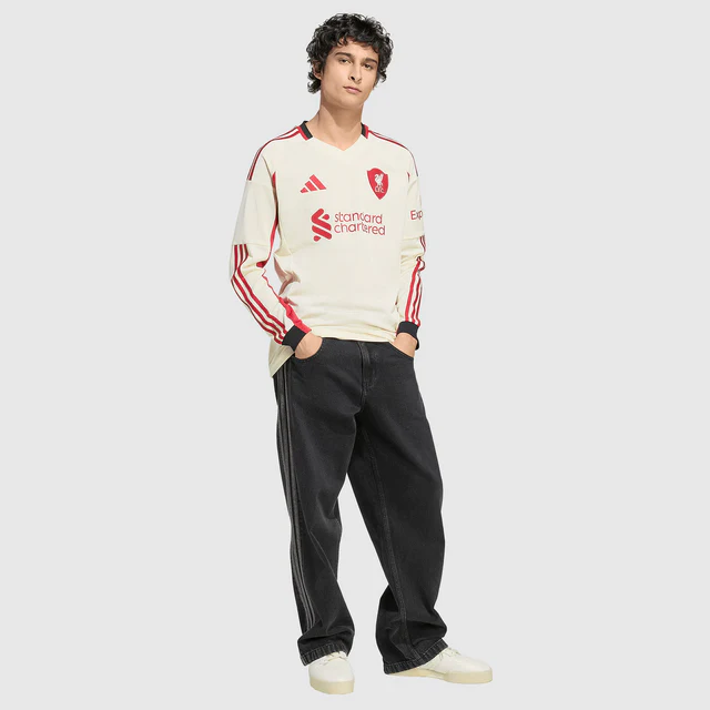 Camisa Manga Longa Liverpool II - 2025/26 Creme