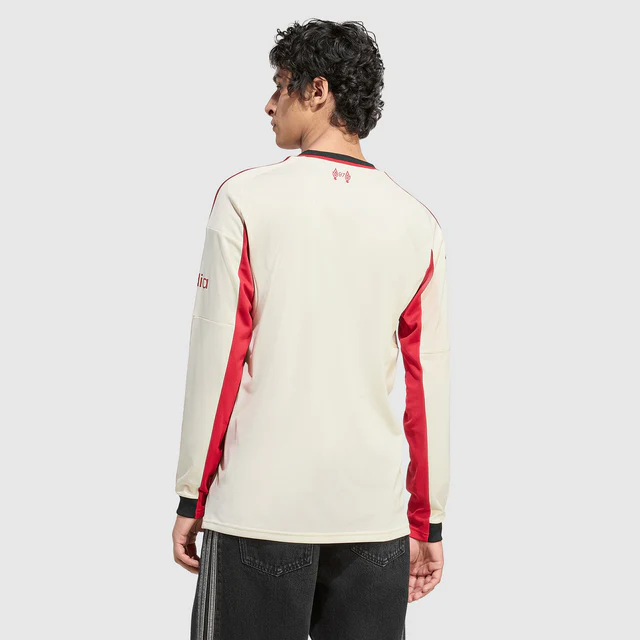 Camisa Manga Longa Liverpool II - 2025/26 Creme