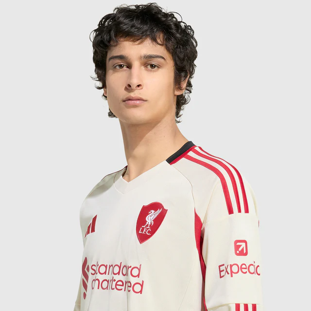 Camisa Manga Longa Liverpool II - 2025/26 Creme