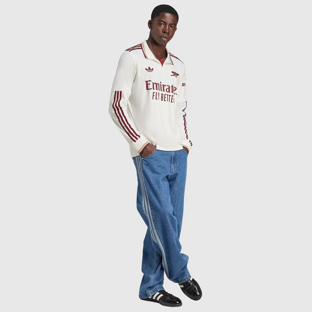 Camisa Manga Longa Arsenal III - 2025/26 Creme