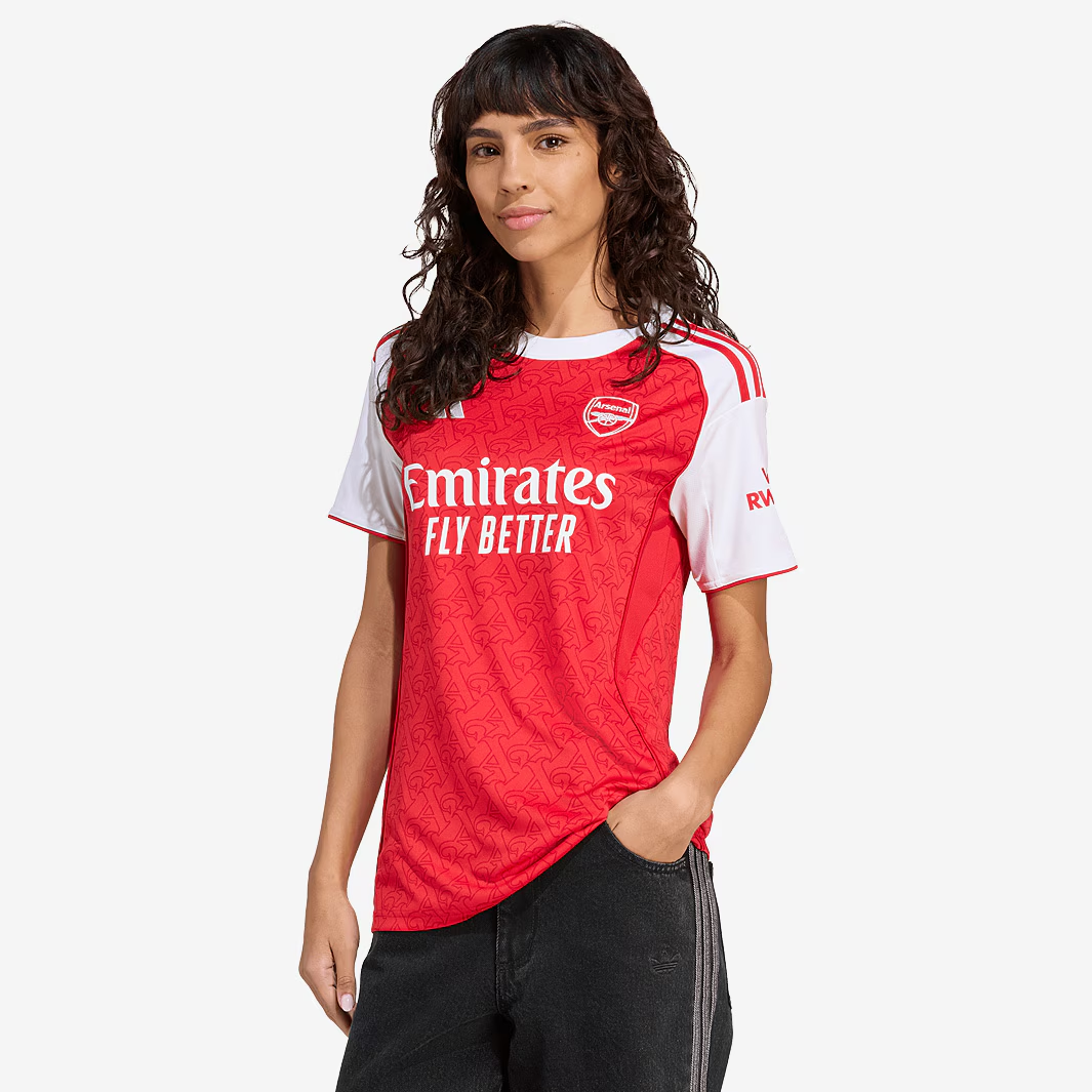 Camisa Feminina Arsenal I - 2025/26 Vermelha