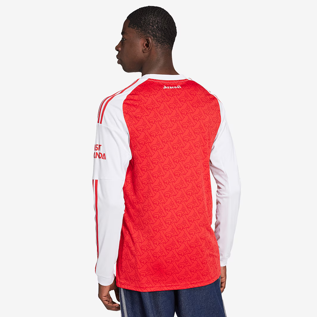 Camisa Manga Longa Arsenal I - 2025/26 Vermelha