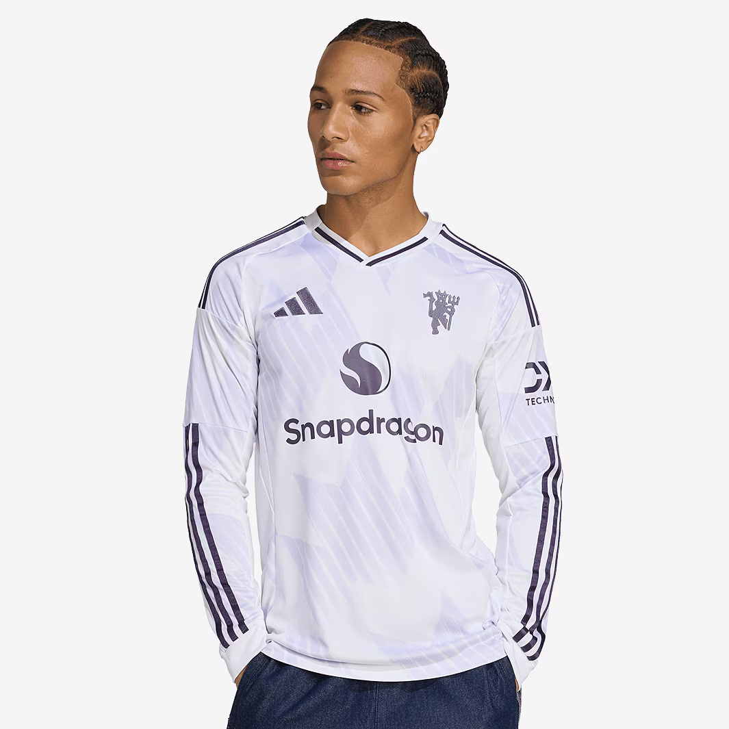 Camisa Manga Longa Manchester United II - 2025/26 Roxa