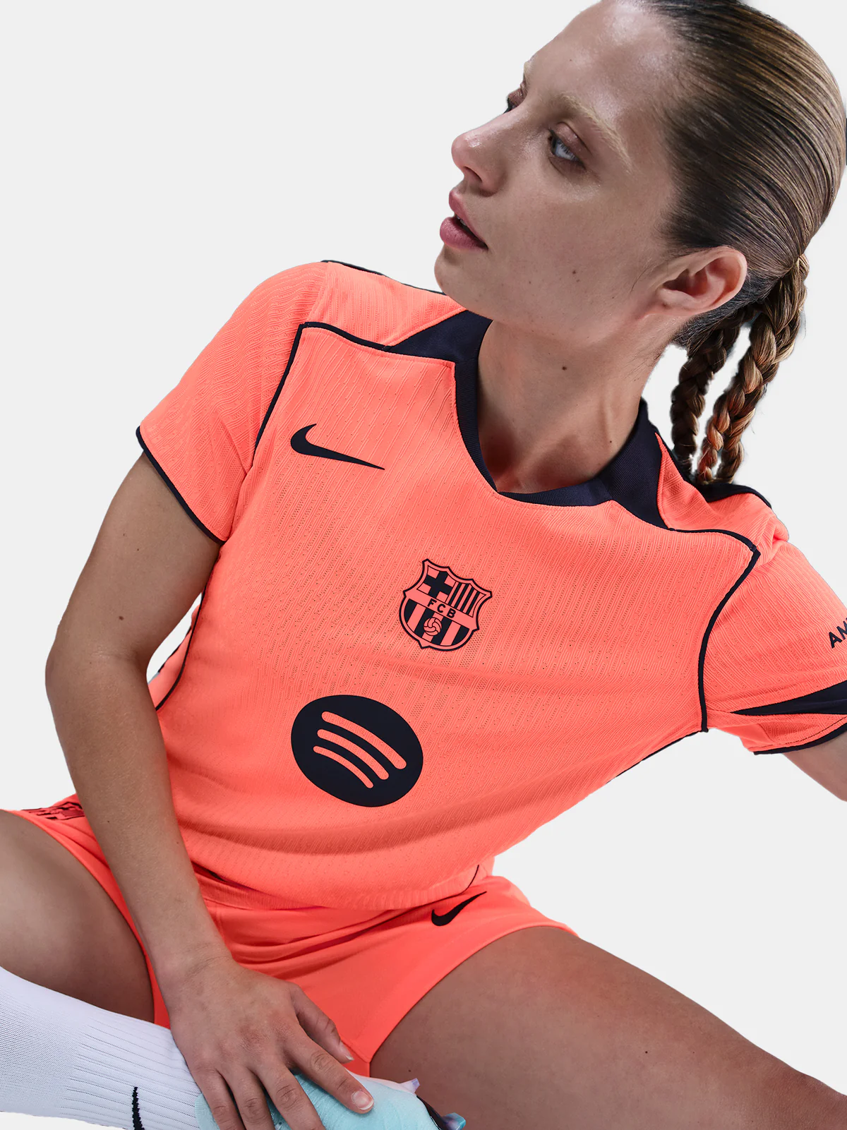 Camisa Feminina Barcelona III - 2025/26 Laranja