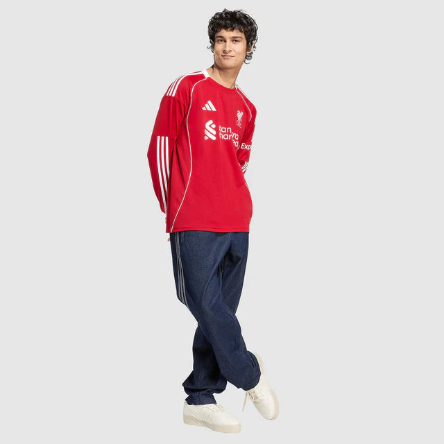 Camisa Manga Longa Liverpool I - 2025/26 Vermelha