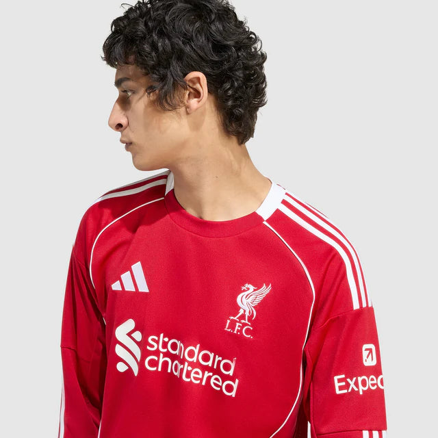 Camisa Manga Longa Liverpool I - 2025/26 Vermelha
