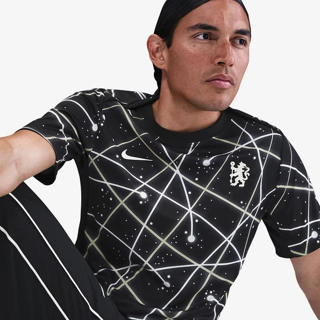 Camisa Chelsea Pré Jogo - 2025/26 Preta