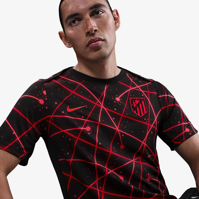 Camisa Atlético de Madrid Pré Jogo - 2025/26 Preta