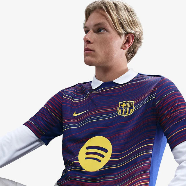 Camisa Barcelona Pré Jogo - 2025/26 Roxa