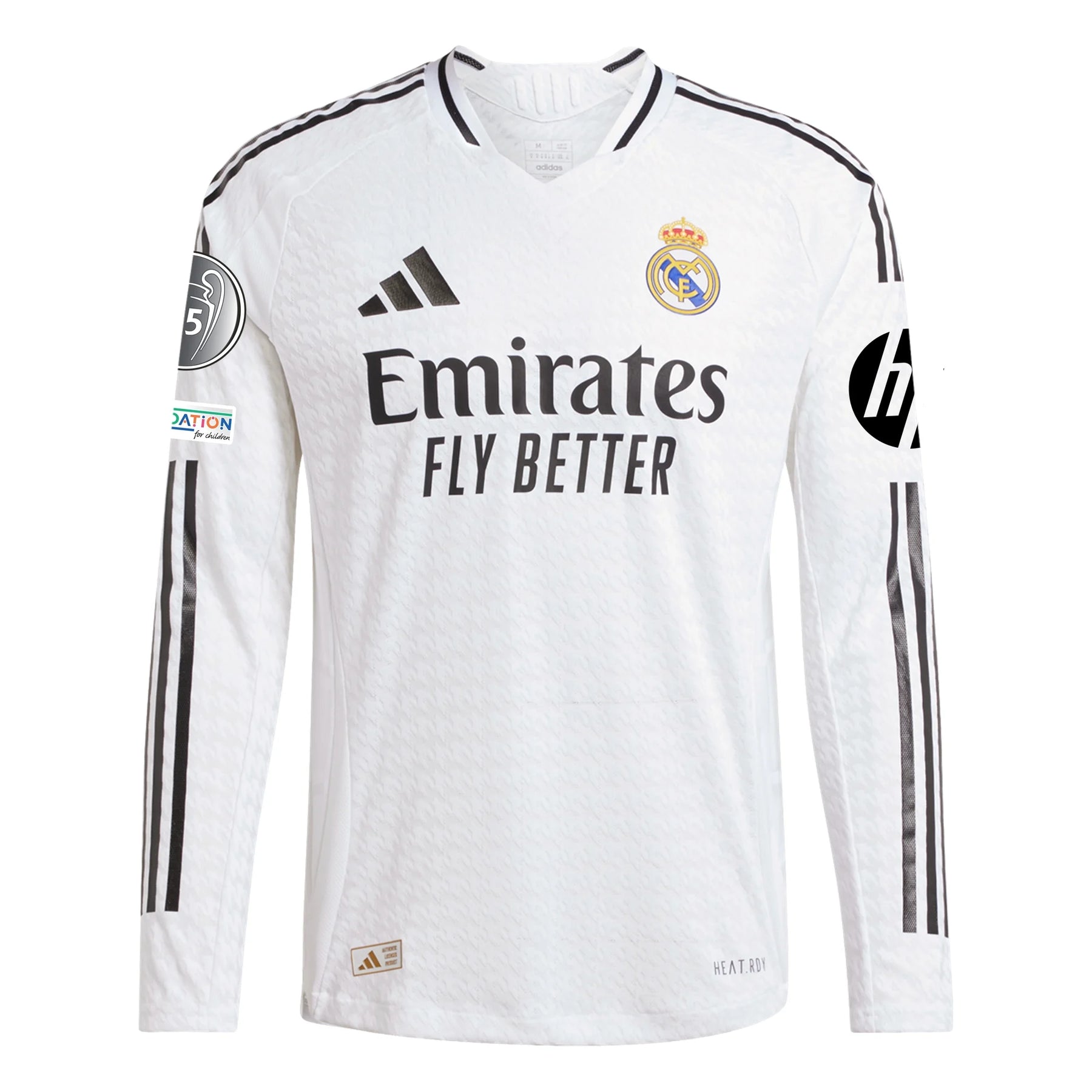 Camisa Manga Longa Real Madrid I - 2024/25 Vini Jr. N°7