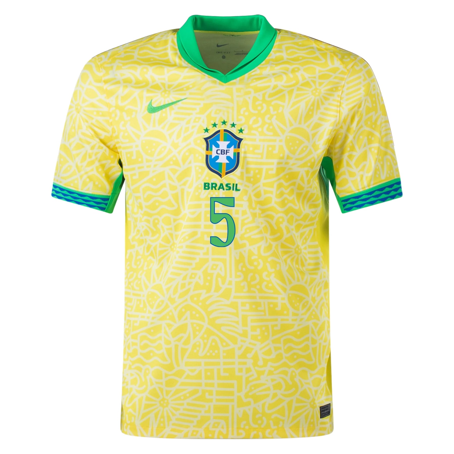 Camisa Brasil I - 2024/25 Casemiro N° 5
