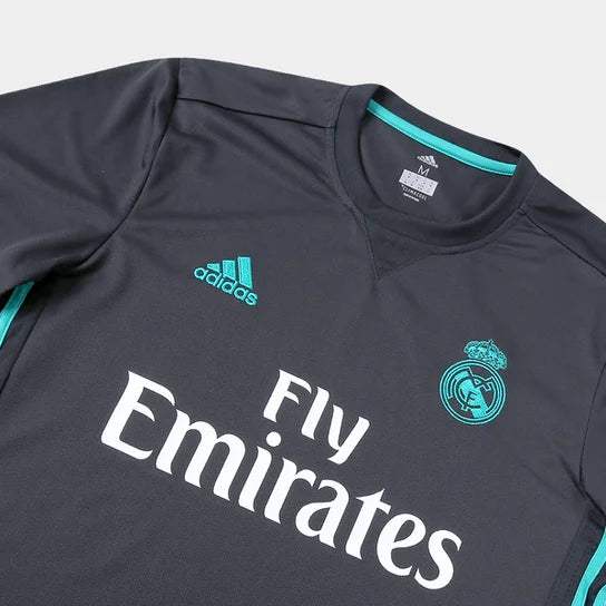 Camisa Real Madrid II - 2017 Retrô Preta