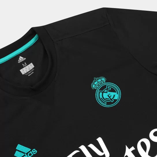 Camisa Real Madrid II - 2017 Retrô Preta