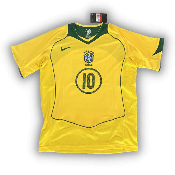 Camisa Nike Brasil I - 2004/06 Retrô