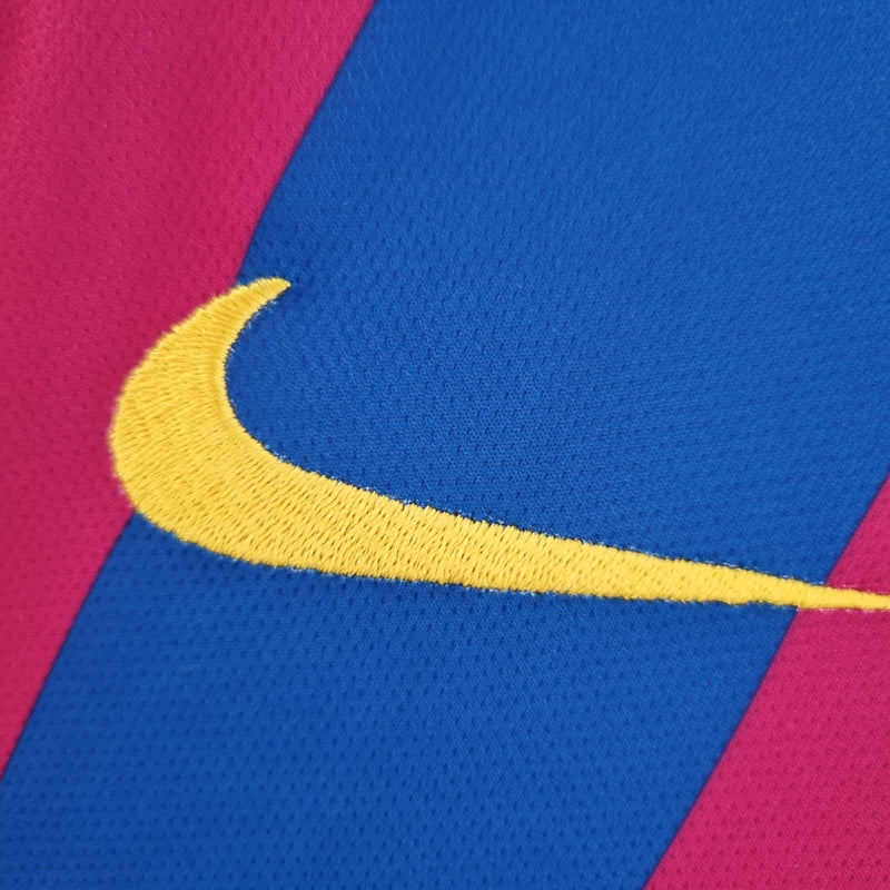 Camisa Nike Barcelona I Manga Longa - 2005/06 Retrô