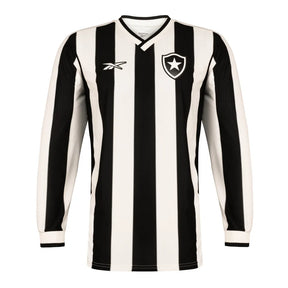 Camisa Manga Longa Botafogo I - 2024/25 Branca e Preta