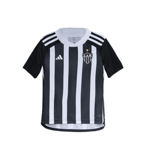 Kit Infantil Atlético Mineiro I - 2024/25 Branco e Preto