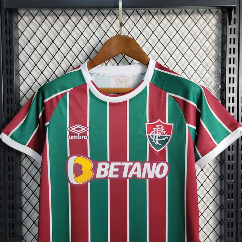 Kit Umbro Fluminense I - 2023/24 Infantil