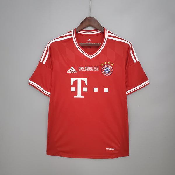 Camisa Adidas Bayern Munich I - 2013/14 Retrõ Champions League