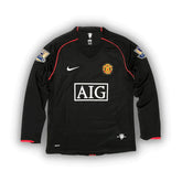 Camisa Manga Longa Manchester United III - 2007/08 Retrô