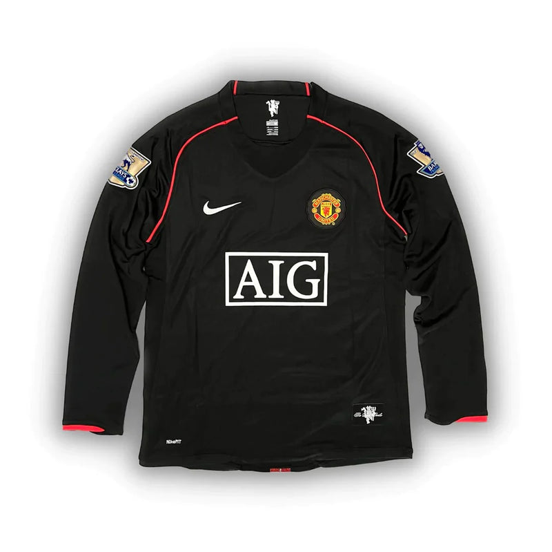 Camisa Nike Manchester United III - 2007/08 Retrô Manga Longa