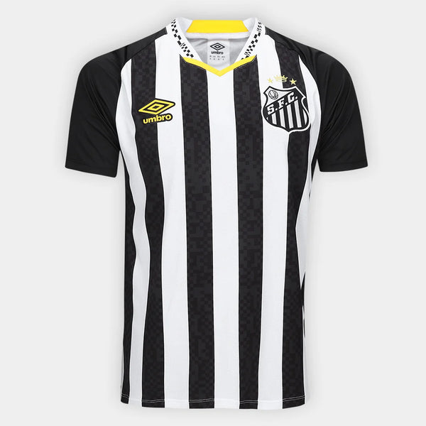 Camisa Santos II - 2025/26 Preta e Branca