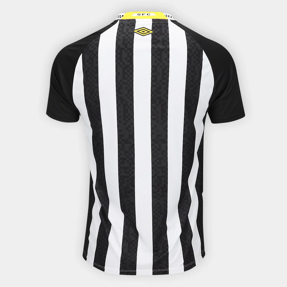 Camisa Santos II - 2025/26 Preta e Branca