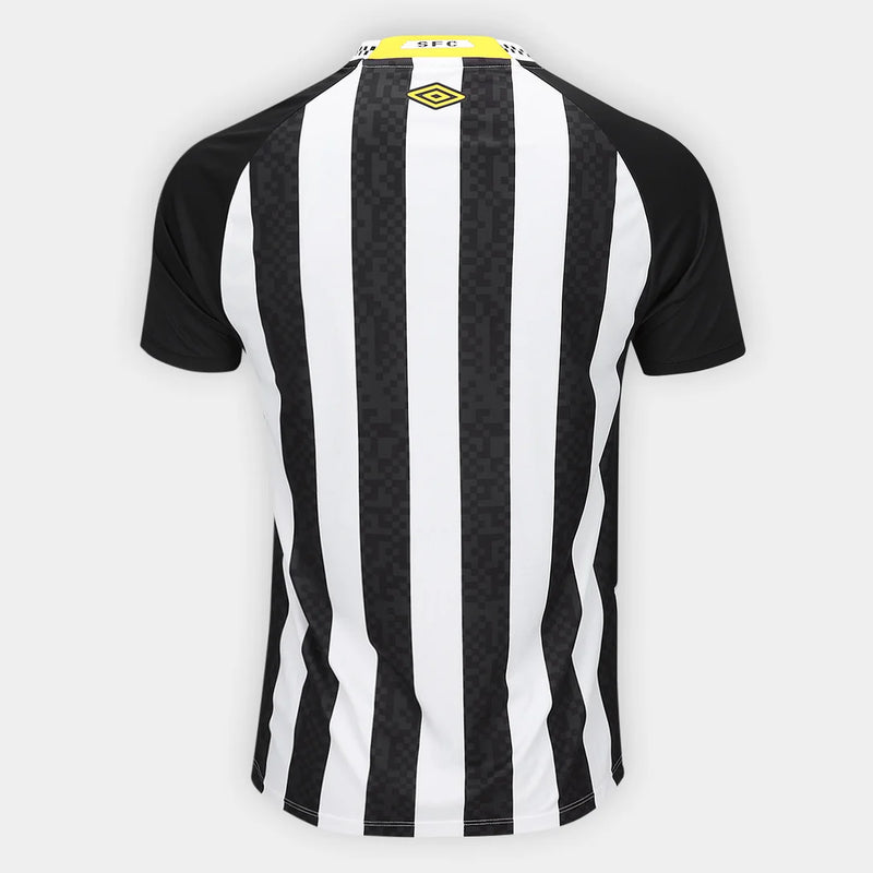 Camisa Santos II - 2025/26 Preta e Branca