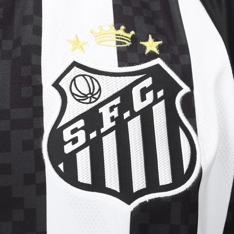 Camisa Santos II - 2025/26 Preta e Branca