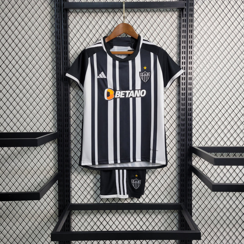 Kit Adidas Atlético Mineiro I - 2023/24 Infantil