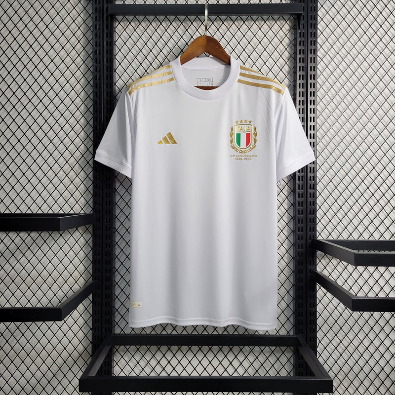Camisa Adidas Itália 125 Anos - 2023/24