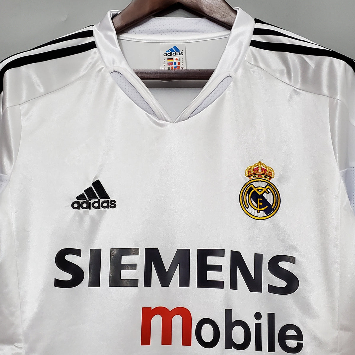 Camisa Real Madrid I - 2004/05 Retrô Branca