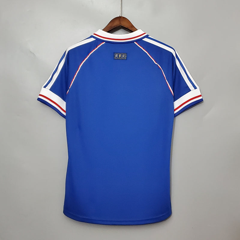 Camisa Adidas França I - 1998 Retrô